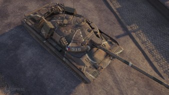 Историчный 3D-стиль «Хурикан» для танка Vz. 55 в World of Tanks