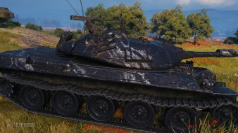 2D-стиль «Чёрный мрамор» из обновления 1.16 в World of Tanks