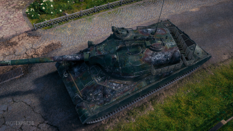 2D-стиль «Полигонная мишень (ОФ)» из обновления 1.18 World of Tanks
