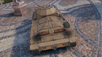 Screenshots of the M16/43 Carro Celere Sahariano tank in World of Tanks