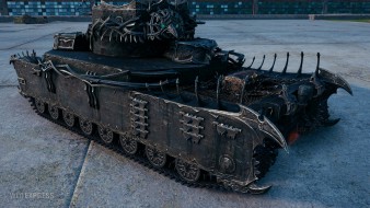 Вымышленный 3D-стиль «Чудище заморское» для танка Карачун в Мире танков