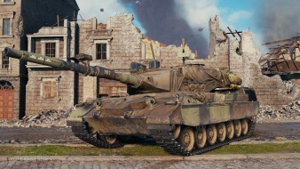 Историчный 3D-стиль «Меченый» для танка Lion в Мире танков