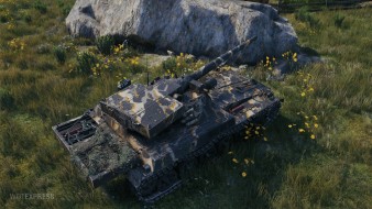 2D-стиль «Легион поддержки» (оранжевый) для Мира танков из 1.21.1