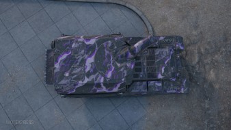 2D-стиль «Легион поддержки» (Сиреневый) для Мира танков