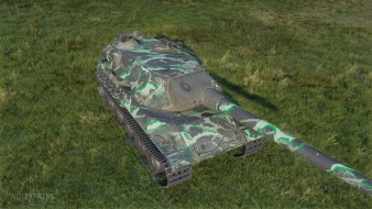 2D-стиль «Легион поддержки» (зелёный) для Мира танков