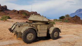 Staghound Mk. III из обновления 1.22 в Мире танков