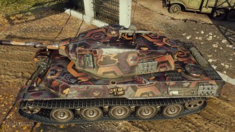 2D-стиль «Гексагональная броня» в Мире танков