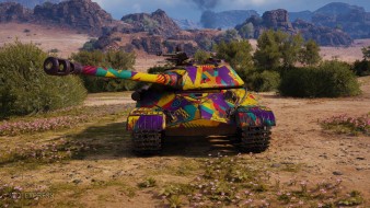 2D-стиль «В синергии с мечтой» в Мире танков