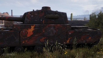 2D-стиль «Пламя безумия» в Мире танков