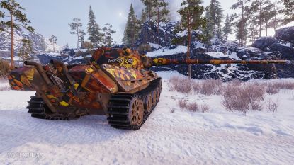 Скриншот 2D-стиля «День танкиста Mk. II» (чёрный)