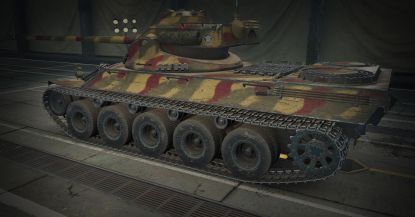 Стиль «Сделано во Франции» Пустынный ранний World of Tanks