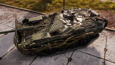Историчный 3D-стиль «Хель» на танк Strv 103B из патча 1.9.1 World of Tanks Историчный 3D-стиль «Хель» на танк Strv 103B из патча 1.9.1 World of Tanks