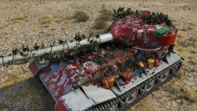 3D-стиль «Десятый олень» на Pz.Kpfw. VII из Новогоднего патча 1.11 в World of Tanks 3D-стиль «Десятый олень» на Pz.Kpfw. VII из Новогоднего патча 1.11 в World of Tanks