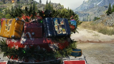 3D-стиль «Десятый олень» на Pz.Kpfw. VII из Новогоднего патча 1.11 в World of Tanks 3D-стиль «Десятый олень» на Pz.Kpfw. VII из Новогоднего патча 1.11 в World of Tanks