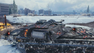 3D-стиль «Живая сталь» на UDES 15/16 из зимнего обновления 1.11 в World of Tanks 3D-стиль «Живая сталь» на UDES 15/16 из зимнего обновления 1.11 в World of Tanks