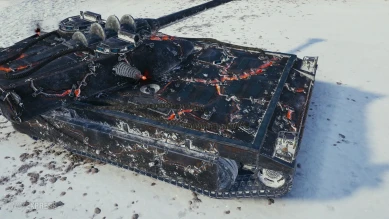 3D-стиль «Живая сталь» на UDES 15/16 из зимнего обновления 1.11 в World of Tanks 3D-стиль «Живая сталь» на UDES 15/16 из зимнего обновления 1.11 в World of Tanks