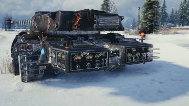 3D-стиль «Живая сталь» на UDES 15/16 из зимнего обновления 1.11 в World of Tanks 3D-стиль «Живая сталь» на UDES 15/16 из зимнего обновления 1.11 в World of Tanks