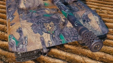 Настраиваемый 2D-cтиль «Мифический зверь (нефритовый)» в World of Tanks Настраиваемый 2D-cтиль «Мифический зверь (нефритовый)» в World of Tanks