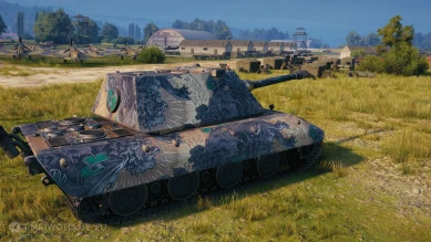 Настраиваемый 2D-cтиль «Мифический зверь (нефритовый)» в World of Tanks Настраиваемый 2D-cтиль «Мифический зверь (нефритовый)» в World of Tanks