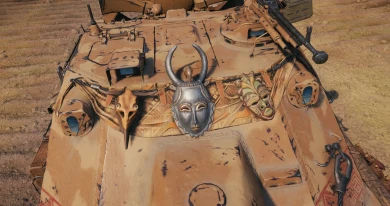 3D-стиль «Пустынная львица» для танка Wz.70 Żubr в 17 сезоне Боевого пропуска Мир танков 3D-стиль «Пустынная львица» для танка Wz.70 Żubr в 17 сезоне Боевого пропуска Мир танков