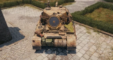 3D-стиль «Пустынная львица» для танка Wz.70 Żubr в 17 сезоне Боевого пропуска Мир танков 3D-стиль «Пустынная львица» для танка Wz.70 Żubr в 17 сезоне Боевого пропуска Мир танков