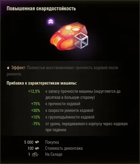 «Повышенная снарядостойкость» боновое оборудование на Общем тесте обновления 1.13 в World of Tanks «Повышенная снарядостойкость» боновое оборудование на Общем тесте обновления 1.13 в World of Tanks