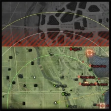 Засвет артиллерии после выстрела на мини-карте «Дорога на Берлин» World of Tanks Засвет артиллерии после выстрела на мини-карте «Дорога на Берлин» World of Tanks