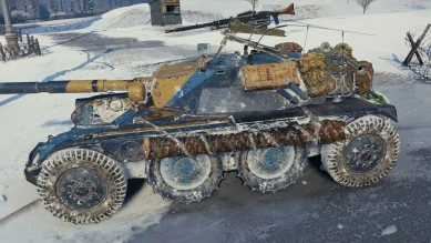 3D-стиль для танка Panhard EBR 105 в обновлении 1.9.1 World of Tanks 3D-стиль для танка Panhard EBR 105 в обновлении 1.9.1 World of Tanks