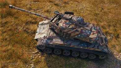 Стиль «Генерал Америка» для T26E4 SuperPershing. «Десятилетие» World of Tanks, 2 акт Стиль «Генерал Америка» для T26E4 SuperPershing. «Десятилетие» World of Tanks, 2 акт