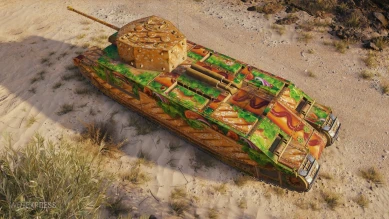 Новый стиль «Хот-TOG» для танка TOG II* в World of Tanks Новый стиль «Хот-TOG» для танка TOG II* в World of Tanks