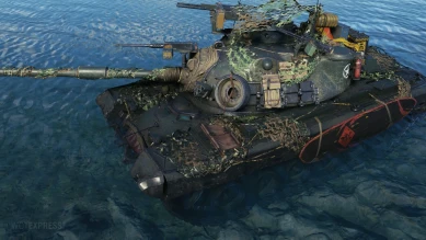 3D-стиль «Пайплайн» на на танк M48A5 Patton. Награда 2 сезона Боевого пропуска WOT 3D-стиль «Пайплайн» на на танк M48A5 Patton. Награда 2 сезона Боевого пропуска WOT