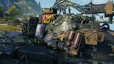 3D-стиль «Пайплайн» на на танк M48A5 Patton. Награда 2 сезона Боевого пропуска WOT 3D-стиль «Пайплайн» на на танк M48A5 Patton. Награда 2 сезона Боевого пропуска WOT