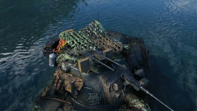 3D-стиль «Пайплайн» на на танк M48A5 Patton. Награда 2 сезона Боевого пропуска WOT 3D-стиль «Пайплайн» на на танк M48A5 Patton. Награда 2 сезона Боевого пропуска WOT