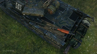 3D-стиль «Шторм» на танк TVP T 50/51 для второго сезона Боевого пропуска World of Tanks 3D-стиль «Шторм» на танк TVP T 50/51 для второго сезона Боевого пропуска World of Tanks