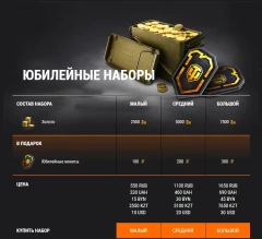Юбилейные наборы в Премиум магазине. Десятилетие World of Tanks Акт IV Юбилейные наборы в Премиум магазине. Десятилетие World of Tanks Акт IV