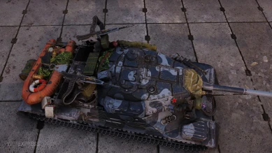 Историчный 3D-стиль «Тритон» для танка ИС-4 в World of Tanks Историчный 3D-стиль «Тритон» для танка ИС-4 в World of Tanks