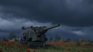 Скриншоты танка Waffenträger auf E 110 из события «Последний Ваффентрагер» в World of Tanks Скриншоты танка Waffenträger auf E 110 из события «Последний Ваффентрагер» в World of Tanks