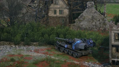 Скриншоты танка Waffenträger auf E 110 из события «Последний Ваффентрагер» в World of Tanks Скриншоты танка Waffenträger auf E 110 из события «Последний Ваффентрагер» в World of Tanks