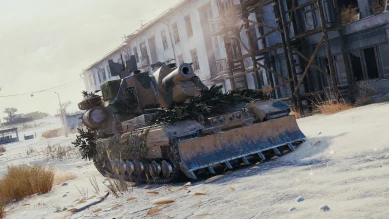 3D-стиль «Маленький Барт» на Conqueror Gun Carriage в обновлении 1.11 World of Tanks 3D-стиль «Маленький Барт» на Conqueror Gun Carriage в обновлении 1.11 World of Tanks