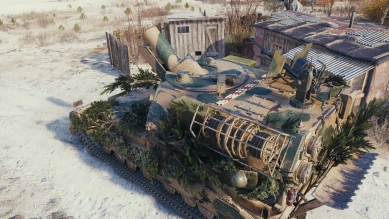 3D-стиль «Маленький Барт» на Conqueror Gun Carriage в обновлении 1.11 World of Tanks 3D-стиль «Маленький Барт» на Conqueror Gun Carriage в обновлении 1.11 World of Tanks