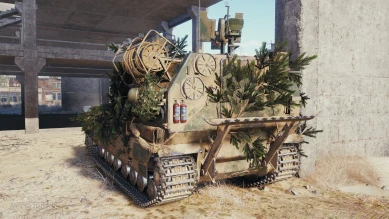 3D-стиль «Маленький Барт» на Conqueror Gun Carriage в обновлении 1.11 World of Tanks 3D-стиль «Маленький Барт» на Conqueror Gun Carriage в обновлении 1.11 World of Tanks