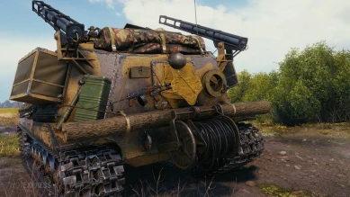 3D-стиль «Шестопёр» на Объект 268 Вариант 4 из Новогоднего патча 1.11 в World of Tanks 3D-стиль «Шестопёр» на Объект 268 Вариант 4 из Новогоднего патча 1.11 в World of Tanks