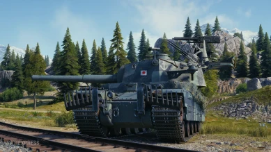 Историчный 3D-стиль «Кайдзю» на Type 5 Heavy из обновления 1.11.1 в World of Tanks Историчный 3D-стиль «Кайдзю» на Type 5 Heavy из обновления 1.11.1 в World of Tanks