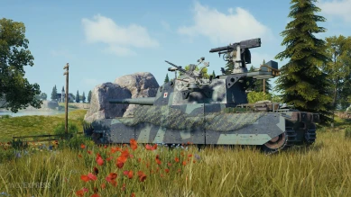 Историчный 3D-стиль «Кайдзю» на Type 5 Heavy из обновления 1.11.1 в World of Tanks Историчный 3D-стиль «Кайдзю» на Type 5 Heavy из обновления 1.11.1 в World of Tanks