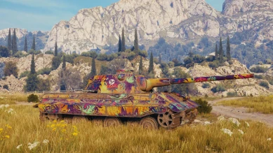 2D-стиль кастомизации «Карнавальный день» из патча 1.11.1 в World of Tanks 2D-стиль кастомизации «Карнавальный день» из патча 1.11.1 в World of Tanks