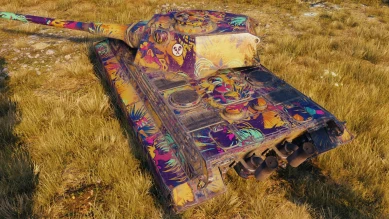 2D-стиль кастомизации «Карнавальный день» из патча 1.11.1 в World of Tanks 2D-стиль кастомизации «Карнавальный день» из патча 1.11.1 в World of Tanks