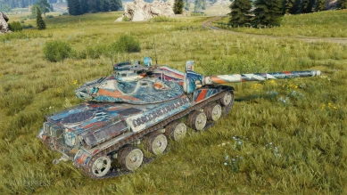 2D-стиль кастомизации «Генерал Мороз» из патча 1.11.1 в World of Tanks 2D-стиль кастомизации «Генерал Мороз» из патча 1.11.1 в World of Tanks