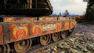 2D-стиль кастомизации «Черепаха» из патча 1.11.1 в World of Tanks 2D-стиль кастомизации «Черепаха» из патча 1.11.1 в World of Tanks