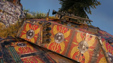 2D-стиль кастомизации «Черепаха» из патча 1.11.1 в World of Tanks 2D-стиль кастомизации «Черепаха» из патча 1.11.1 в World of Tanks