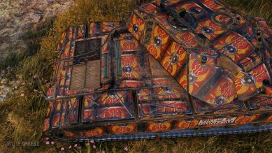 2D-стиль кастомизации «Черепаха» из патча 1.11.1 в World of Tanks 2D-стиль кастомизации «Черепаха» из патча 1.11.1 в World of Tanks